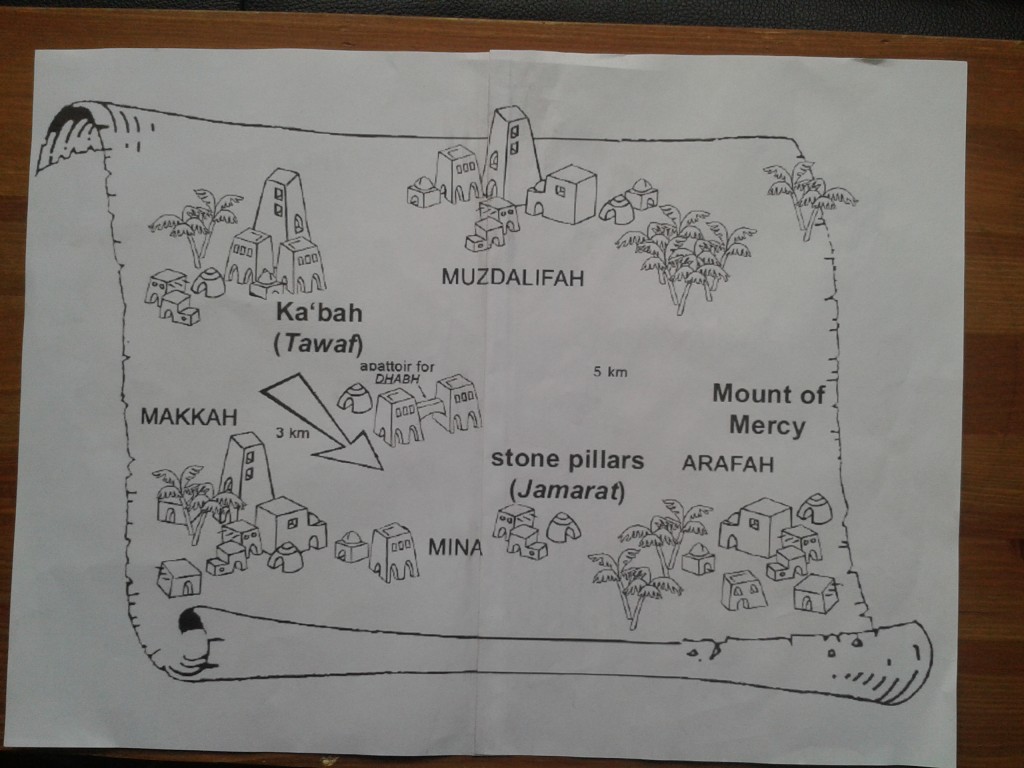 hajj map 1