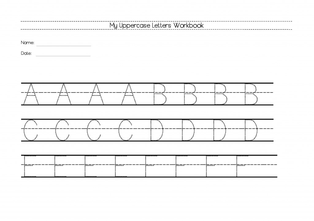 Free Uppercase Letters Worksheets  The Islamic Home Education Resources