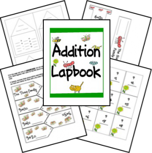 addition lapbook cover